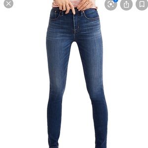 Madewell 10” high rise skinny